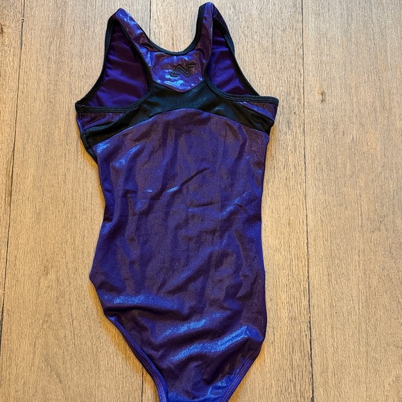 Purple and Black Alpha Factor Leotard - Picture 4 of 4